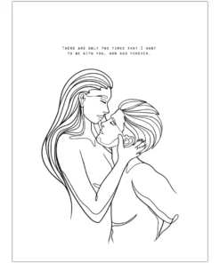 Line-Art Kunstdruck 3er-Set Madeleine