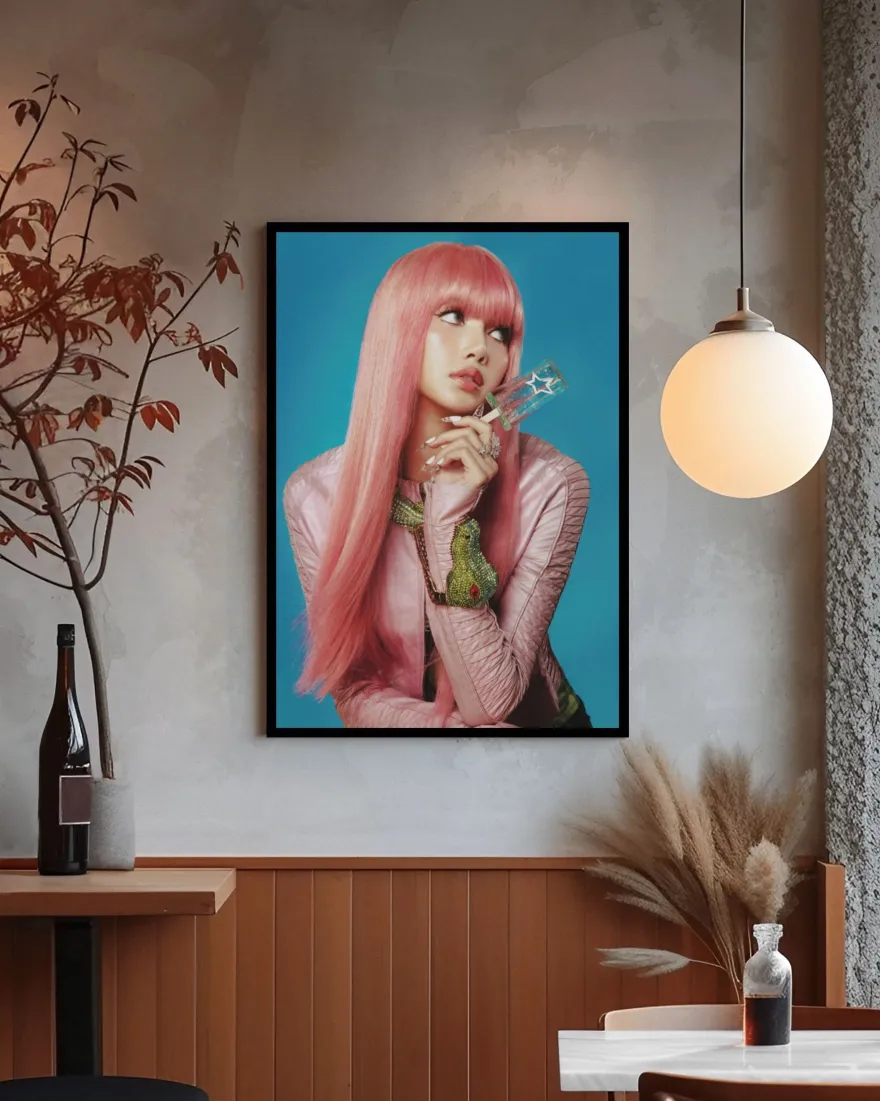 Lisa Poster Pink Lalisa Manobal (Blackpink)