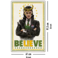 Loki Poster Believe Tom Hiddleston
