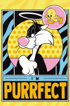 Looney Tunes Poster Sylvester & Tweety