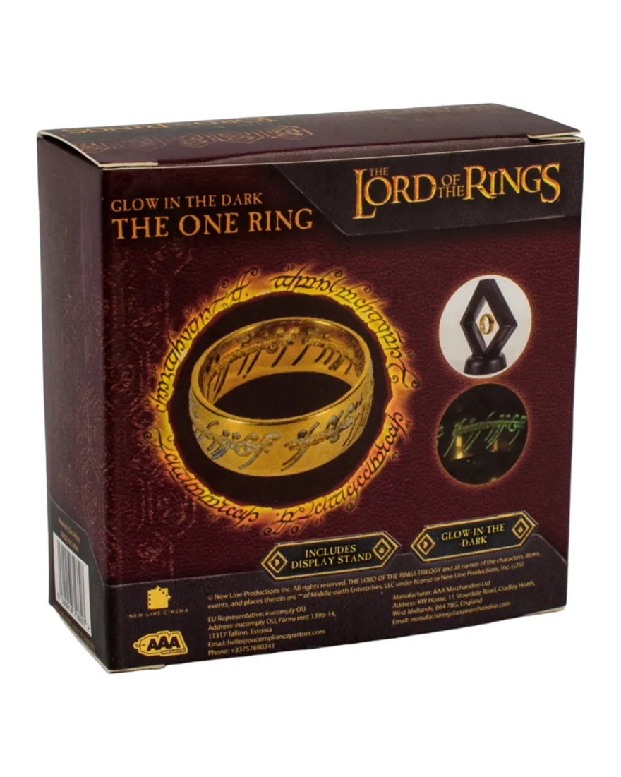 Lord of the Rings Der Eine Ring Replik in Display