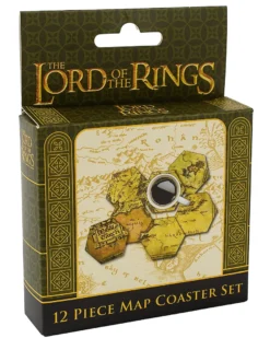Lord of the Rings Untersetzer Mittelerde-Karte