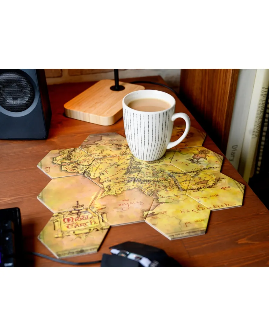 Lord of the Rings Untersetzer Mittelerde-Karte