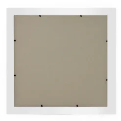 LP Album Cover Rahmen Holz (31,5 x 31,5 cm) - silber