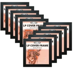 LP Album Cover Rahmen 31,5x31,5cm 10er Set
