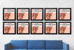 LP Album Cover Rahmen 31,5x31,5cm 10er Set