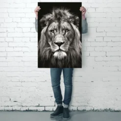 Löwe Poster Black & White Christian Meermann