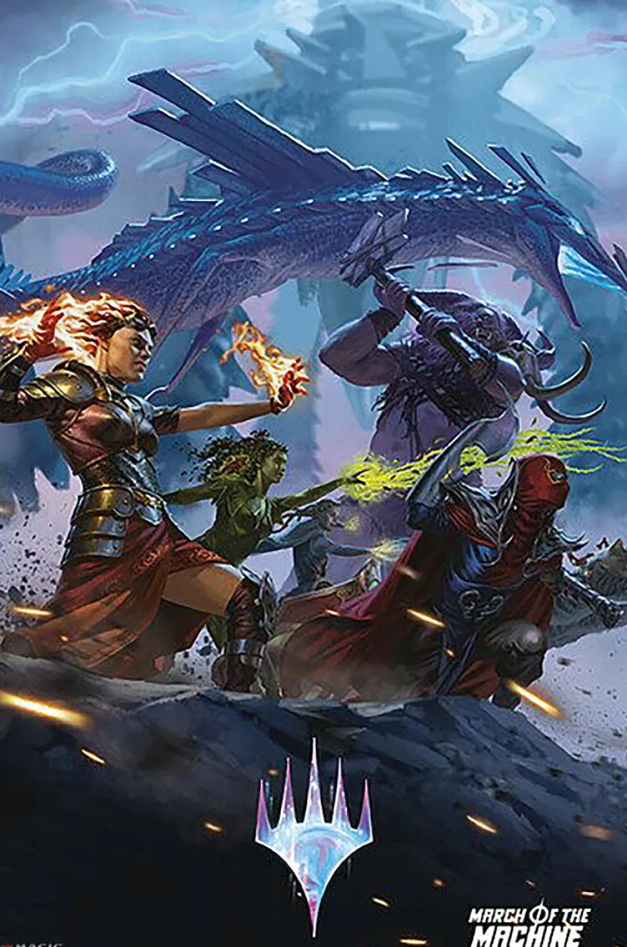 Magic the Gathering Poster March of the Magic