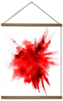 Magnetische Posterleiste 41cm Paar MDF Natur