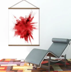 Magnetische Posterleiste 71cm Paar MDF Natur