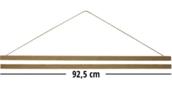Magnetische Posterleiste 92,5 cm Paar MDF Natur