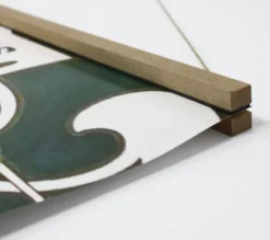 Magnetische Posterleiste 92,5 cm Paar MDF Natur