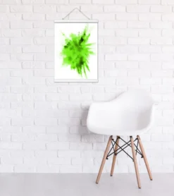 Magnetische Posterleisten 30,5 cm, Paar, Kunststoff weiß
