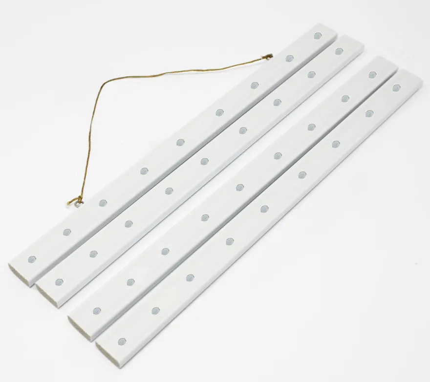 Magnetische Posterleisten 70 cm, Paar, Kunststoff weiß