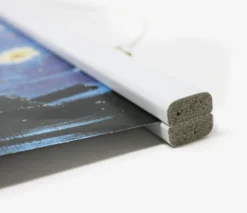 Magnetische Posterleisten 70 cm, Paar, Kunststoff weiß