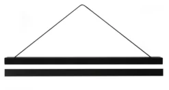 Magnetische Posterleisten 92,5 cm, Paar, MDF schwarz