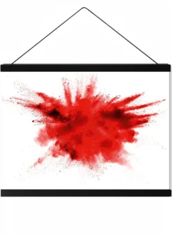 Magnetische Posterleisten 92,5 cm, Paar, MDF schwarz