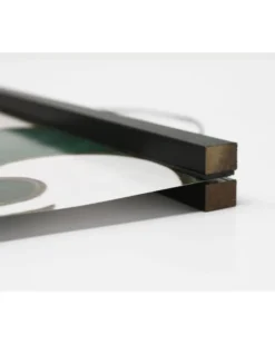 Magnetische Posterleisten 62 cm, 3 Paar, MDF schwarz
