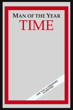 Man of the Year Time Magazine XL Spiegel (The Big Lebowski)