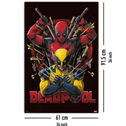 Marvel Comics Poster Deadpool & Wolverine 2