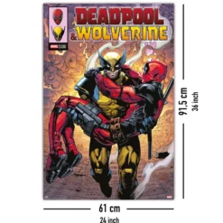 Marvel Comics Poster Deadpool & Wolverine 1