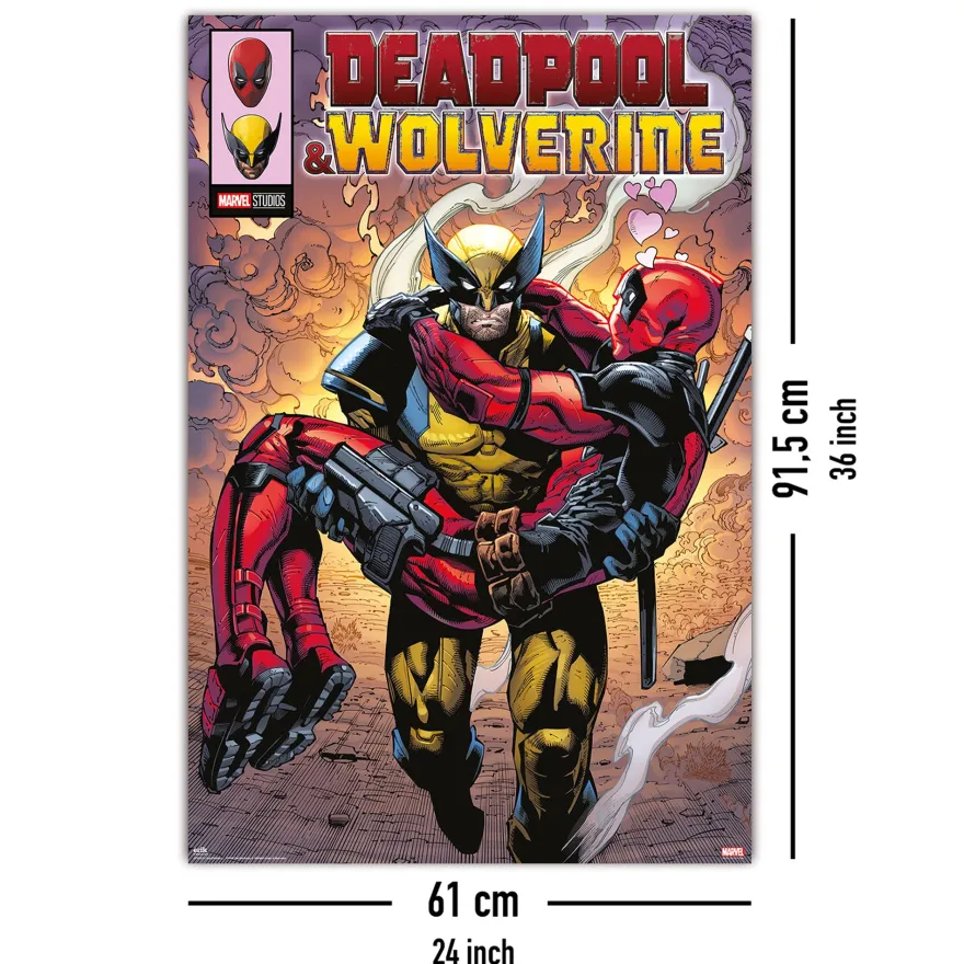 Marvel Comics Poster Deadpool & Wolverine 1