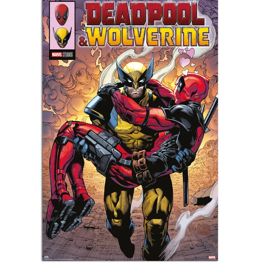 Marvel Comics Poster Deadpool & Wolverine 1