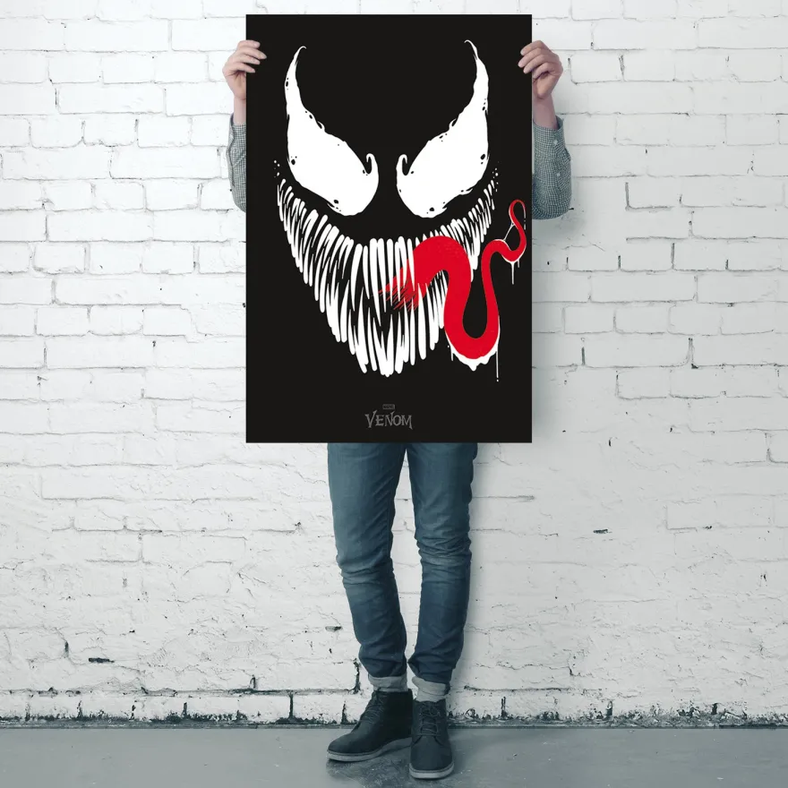 Marvel Comics Poster Venom Face