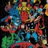 Marvel Comics Retro Poster The Infinity Gauntlet