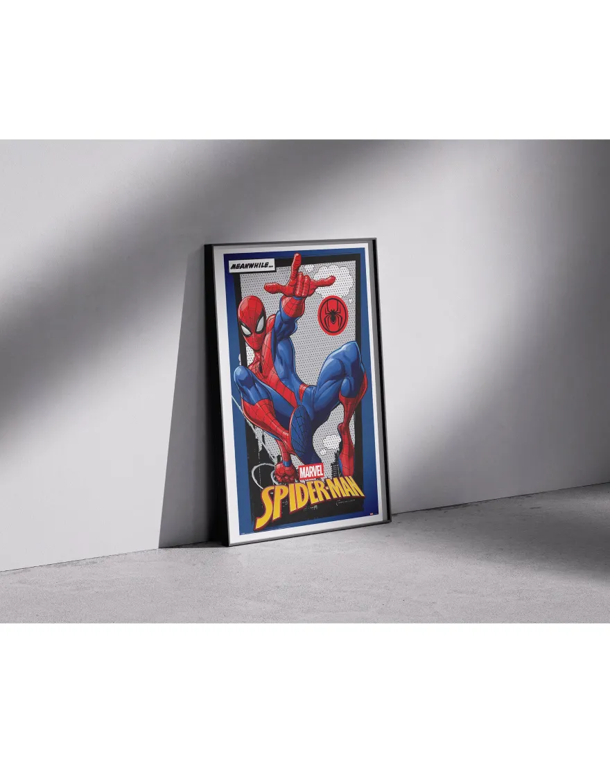Marvel Comics Spiderman Poster "Meanwhile..." | 61x91,5 cm