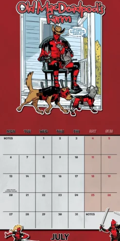 Marvel Deadpool Kalender 2026