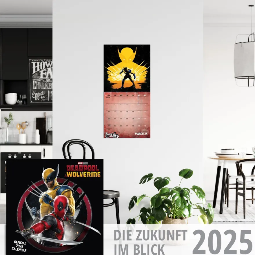 Marvel Deadpool Kalender 2025 Deadpool & Wolverine