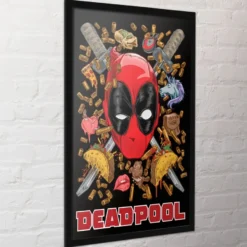 Marvel Deadpool Poster Chimichanga