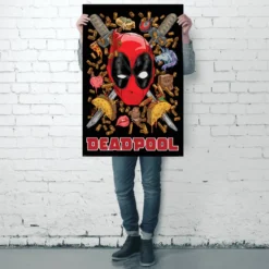 Marvel Deadpool Poster Chimichanga