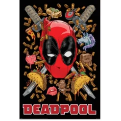 Marvel Deadpool Poster Chimichanga