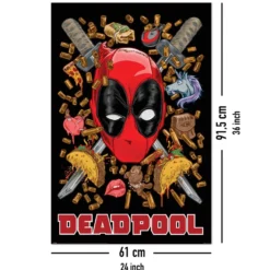 Marvel Deadpool Poster Chimichanga