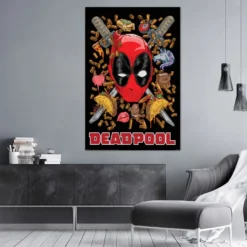 Marvel Deadpool Poster Chimichanga