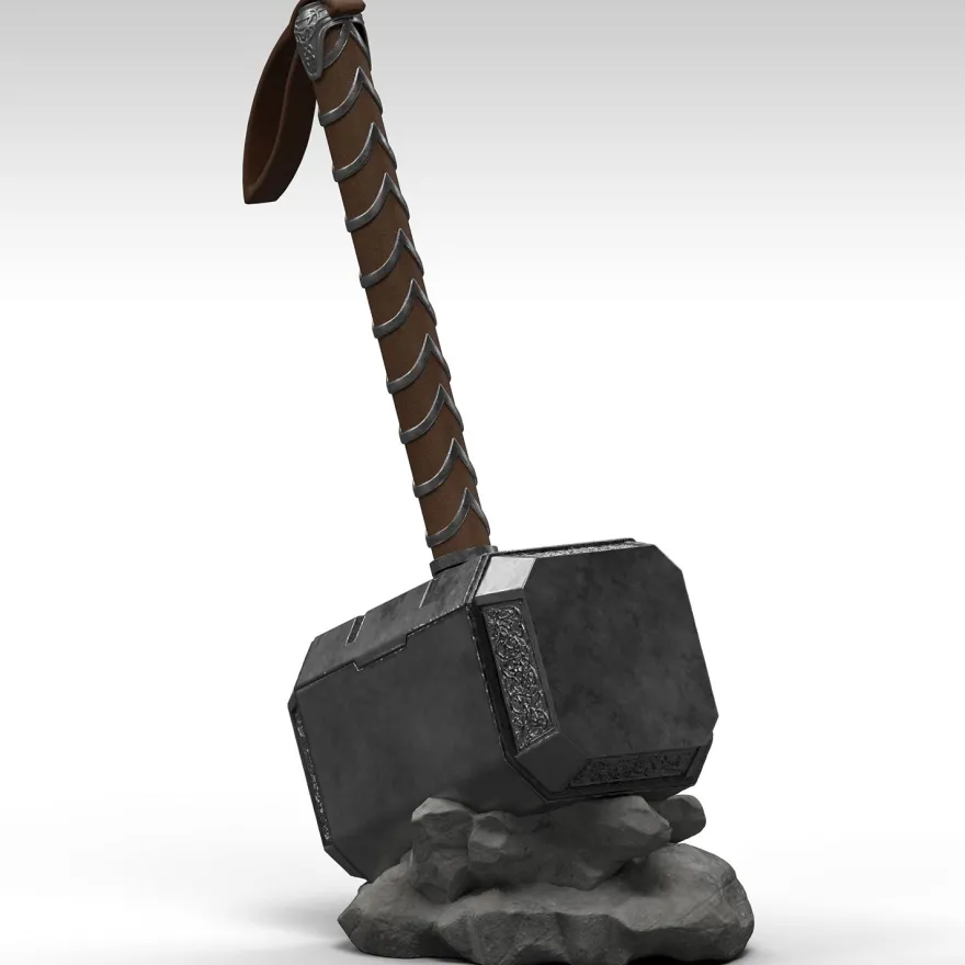 Marvel Deluxe Spardose Mega Bank Hammer von Thor Mjölnir