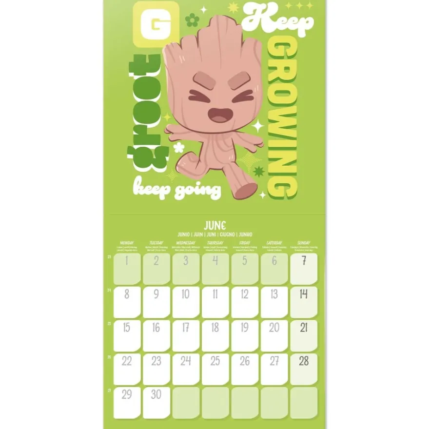 Marvel I am Groot Kalender 2026 inklusive Poster