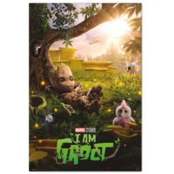 Marvel I am Groot Poster Chill Time