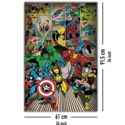 Marvel Poster Here Come The Heroes