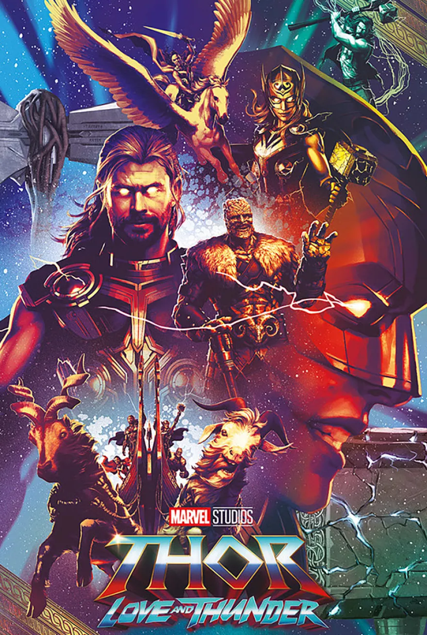 Marvel Poster Thor Love And Thunder