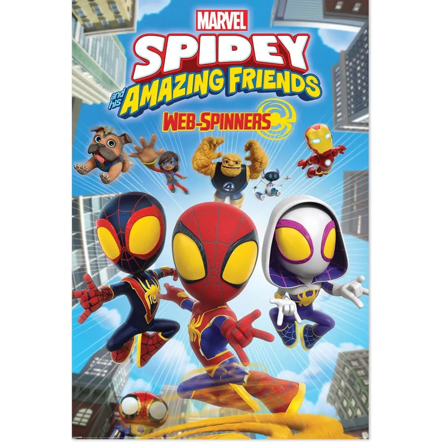 Marvel Spidey And His Amazing Friends Poster Web-Spinners