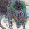 Mat Miller Poster Journeying Spirit - Wolf