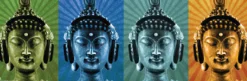 McFly-Buddha Wearing Headphone Quad Poster