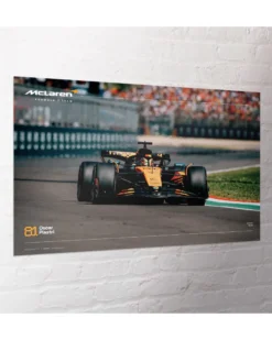 McLaren Formel 1 Poster Oscar Piastri - Imola