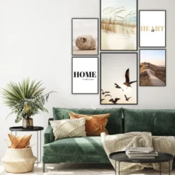 Meeresstimmung Kunstdruck Set 6-teilig
