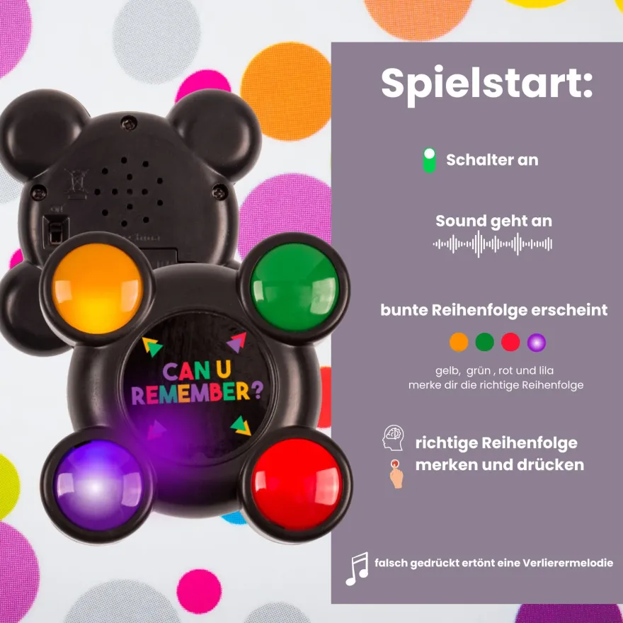 Merkspiel Can U Remember Gedächnistrainer