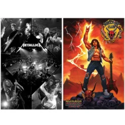 Metallica& Eddie Munson Poster 2-er Set
