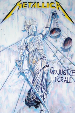 Metallica Poster And Justice For All